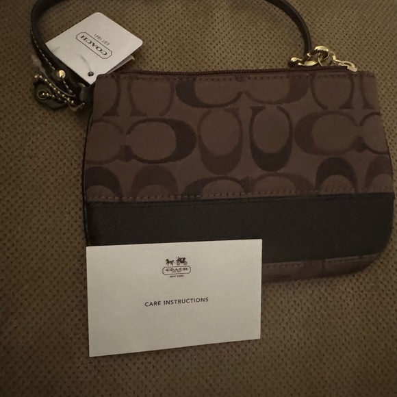 Brown Coach Wristlet - Picture 2 of 6